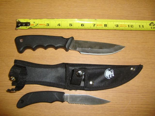2 Knife Set with Dual Holster...