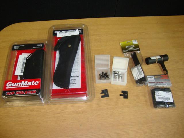 Lot of Holsters &amp Sight Parts...
