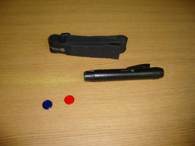 Rayovac Flashlight with red green &...