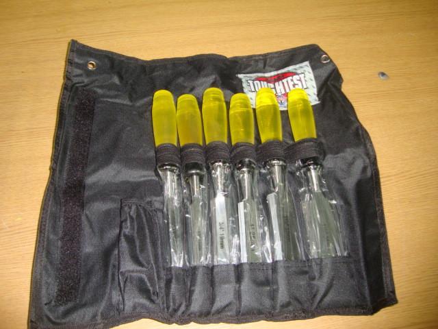 New Chisel Set, 38in - 1 12in, no...