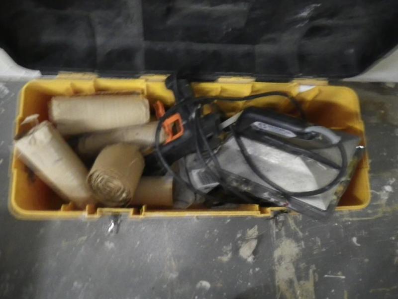 carpet seam heater and glue gun lot...