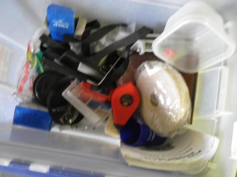 tub of misc tools...