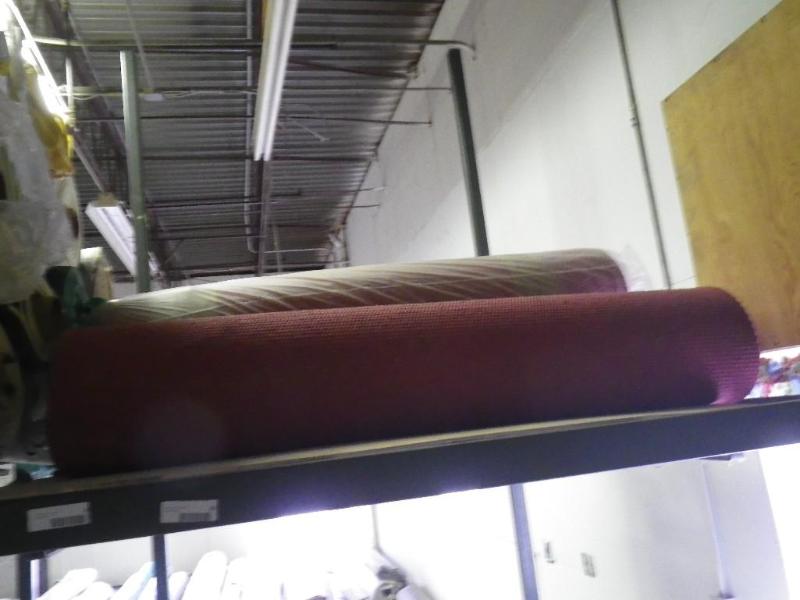 6 rolls carpet padding...