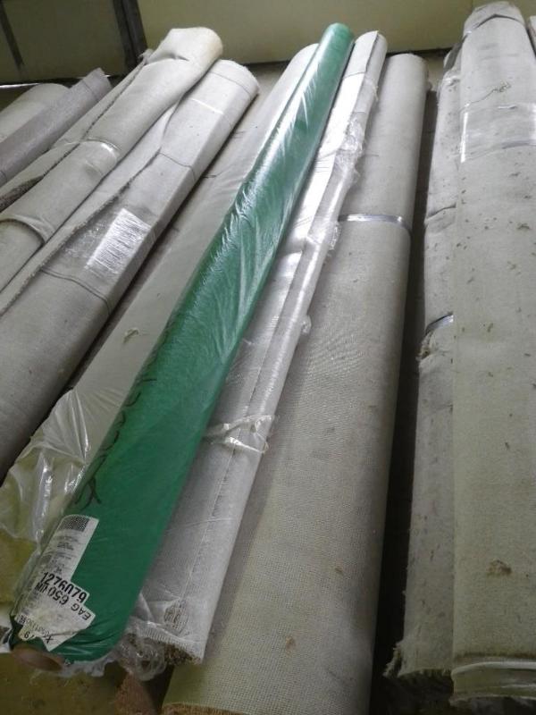 4 rolls of carpet remnants...
