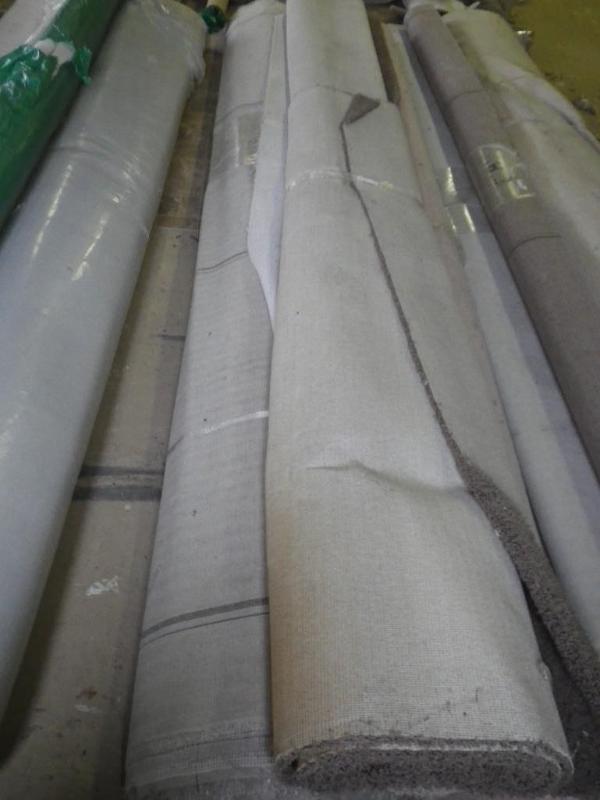 3 rolls of carpet remnants...
