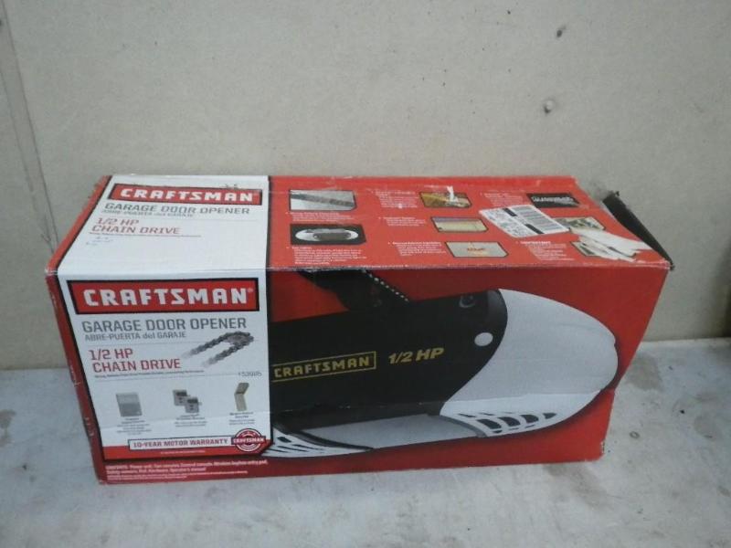 Craftsman 12 hp garage door opener...