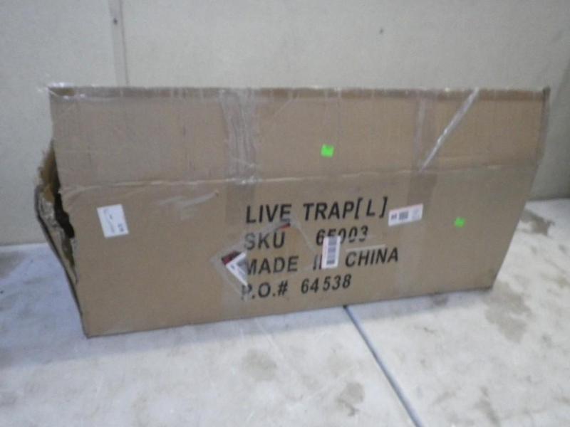 New live trap, dented on one end...