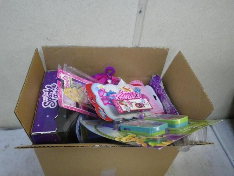 box of toys...
