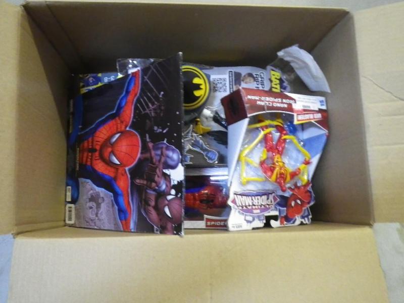 box of toys...