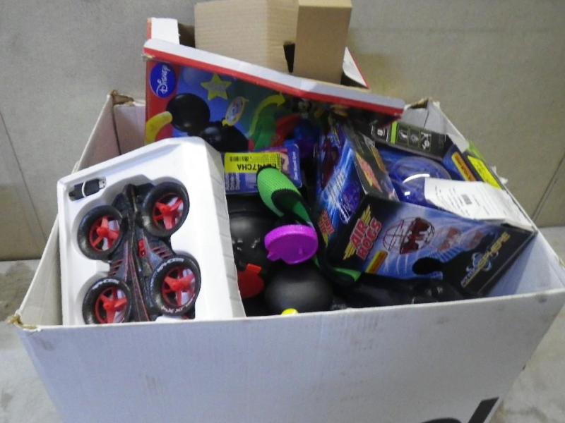 box of toys...