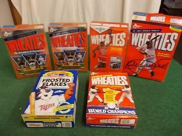 lot 12 image: Collection Of Sports Cereal Boxes (...