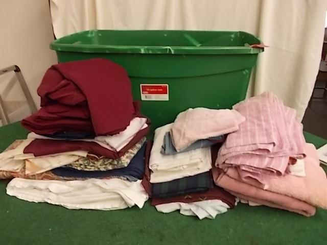 lot 14 image: Lot Of Assorted Sheets, Pillows, Be...