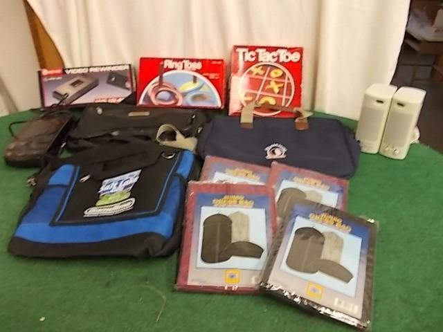 lot 29 image: 4-Garment Bags, 2-Brief Cases, Game...