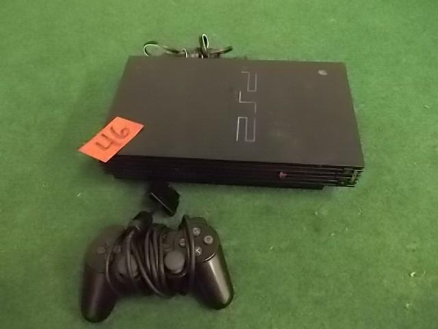 lot 46 image: PS2 Console, (No AV Cords), 1-Cont...