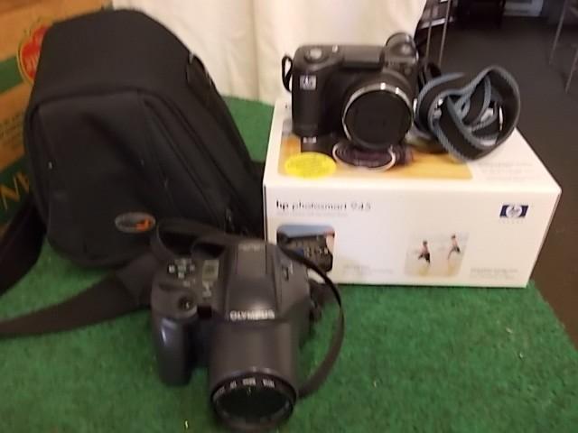 lot 53 image: Olympus & HP Cameras, 1-Bag...