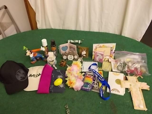 lot 60 image: Box Lot Disney Goofy Figurine, Misc...