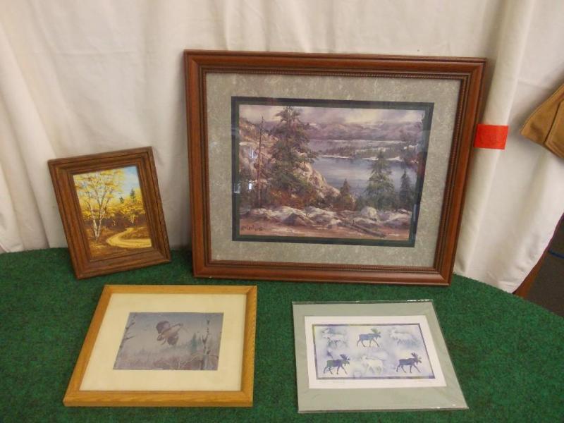 lot 69 image: Framed Outdoor Scene By Robert Wee ...