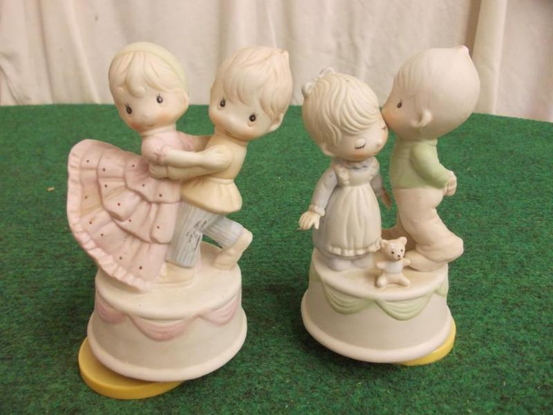 lot 96 image: 2-Porcelain Music Boxes...