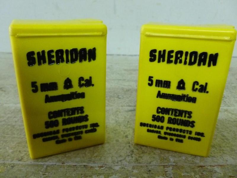 lot 23 image: Lot of two Sheridan 500 round 5mm a...