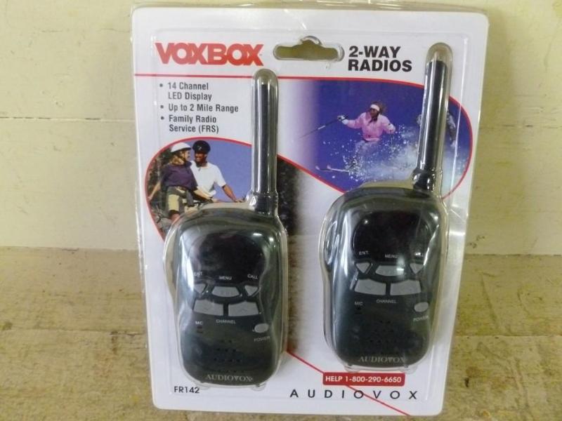lot 34 image: Audiovox - Voxbox 14 channel two-wa...