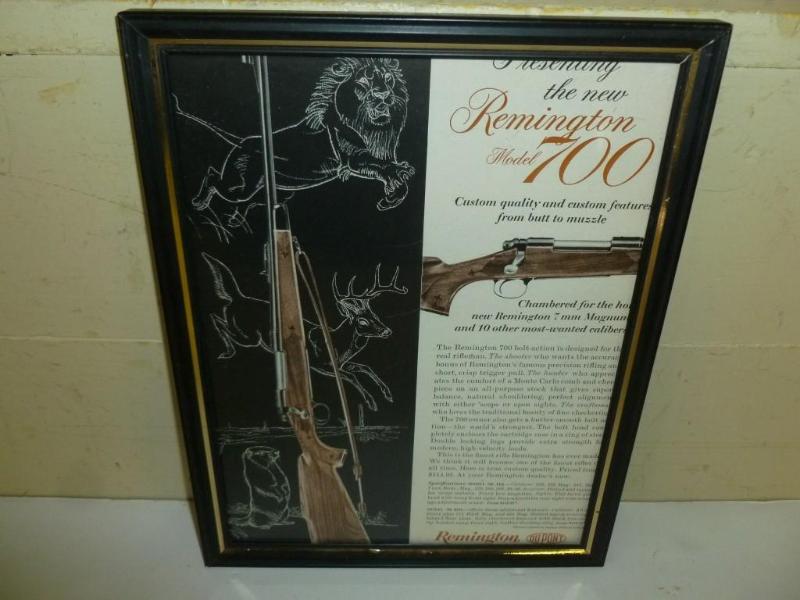 lot 61 image: Vintage Remington Model 700 metal f...