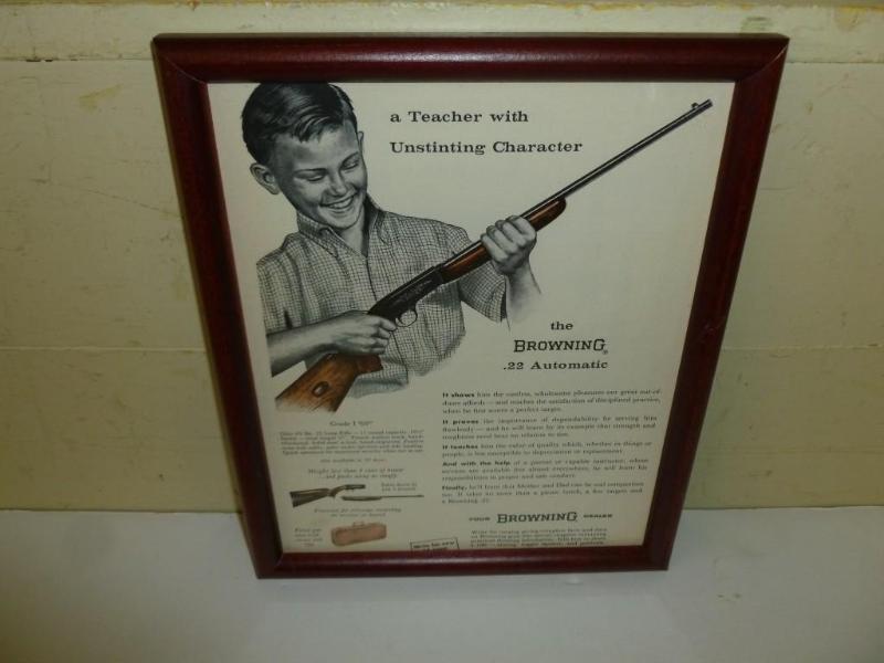 lot 65 image: Vintage Browning .22 Automatic wood...
