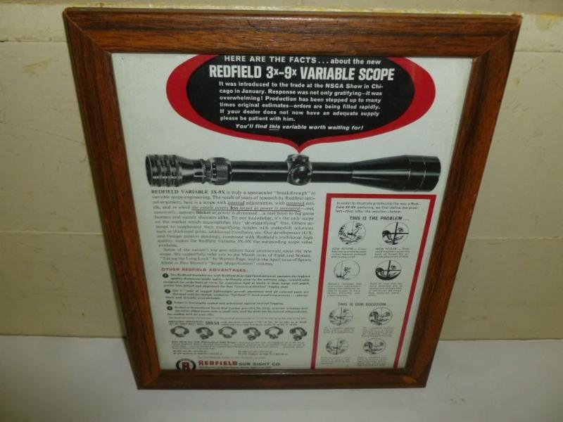 lot 68 image: Vintage Redfield Gun Sight Company ...