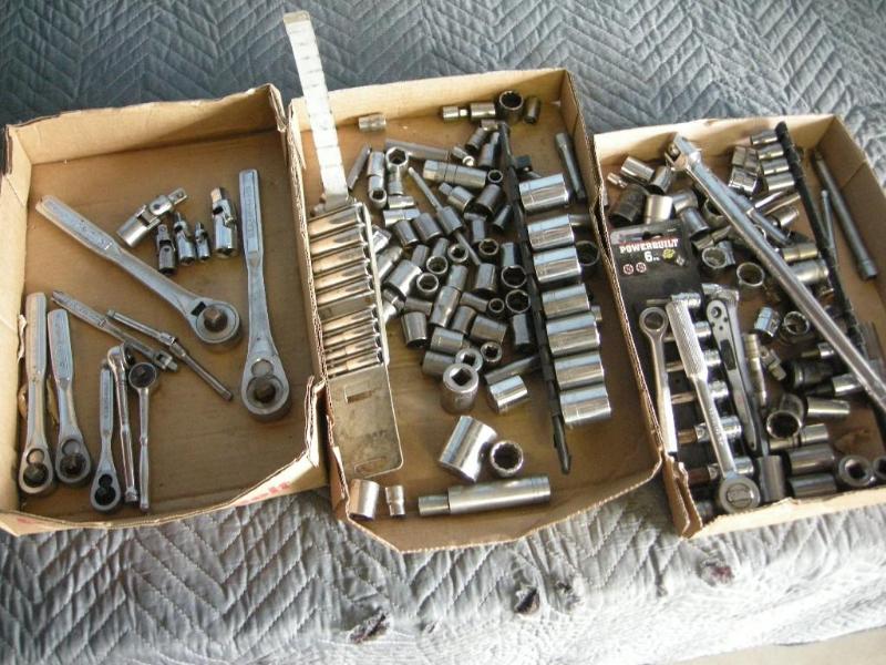 lot 101 image: Craftsman ratchets and more