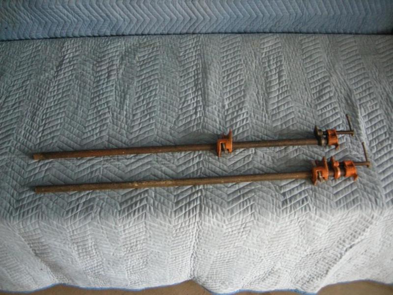 lot 119 image: 2 pipe clamps