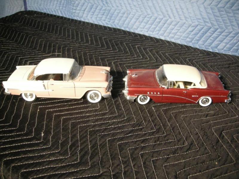 lot 35 image: 1955 Bel Air & Buick Diecast Cars