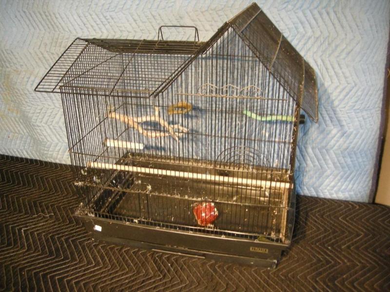 lot 50 image: Medium sized Wire Bird Cage