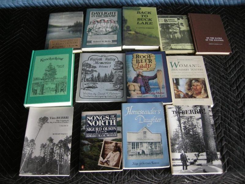 lot 92 image: Group of up-north-at-the-cabin books