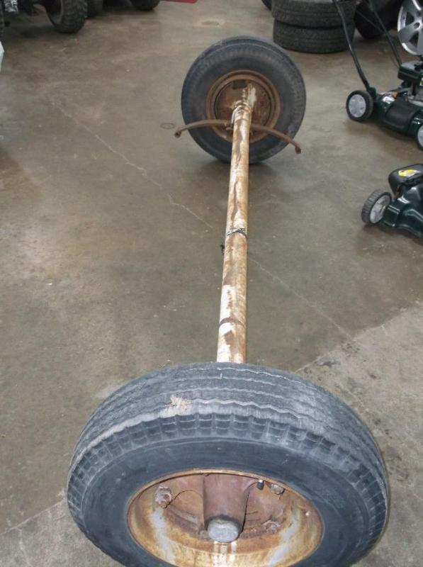 Trailer axle...