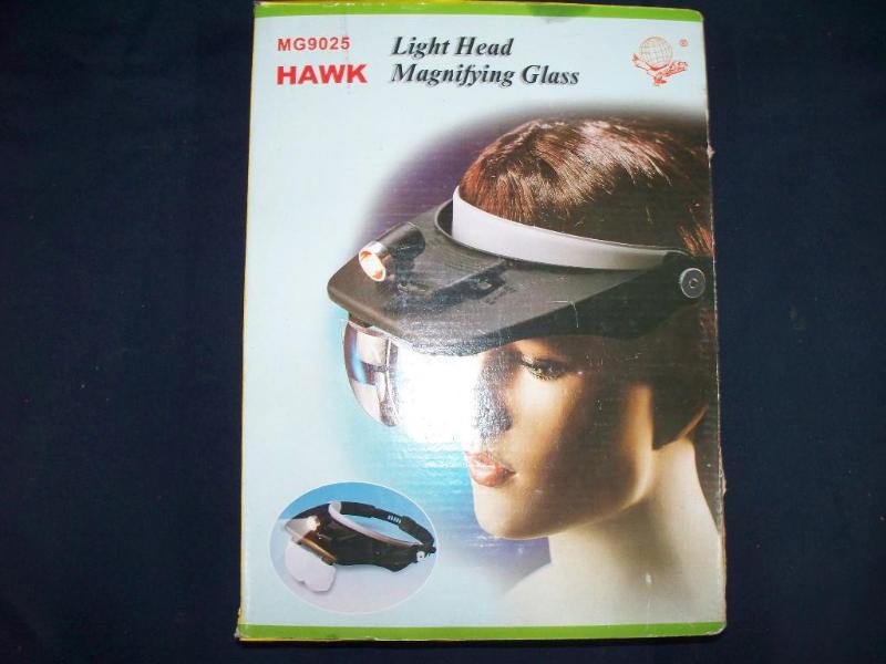 Hawk Light Head Magnifying Glass wi...