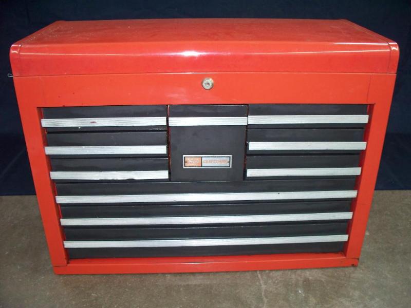 Craftsman 10 drawer tool box in ver... Auction 94 KBID