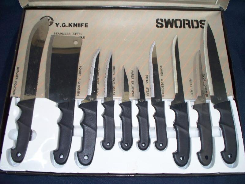 Y.G. Knife Set 10 pce...