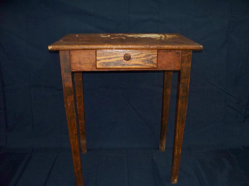 Wooden Table with Drawer...