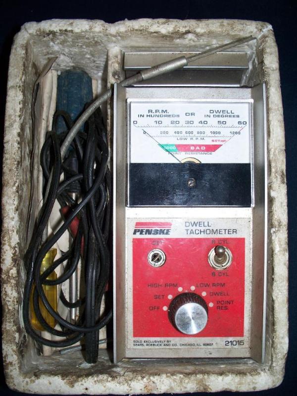 Penske Dwell- Tachometer in origina...