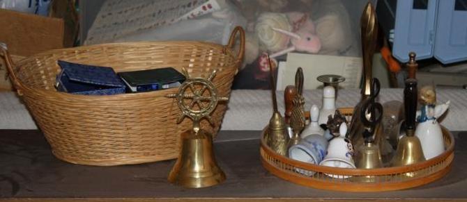 lot 120 image: Rare collection of bells tray...