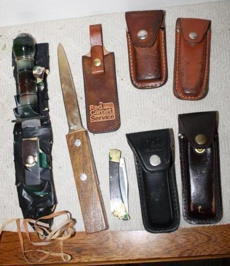 lot 152 image: Knives and Cases
