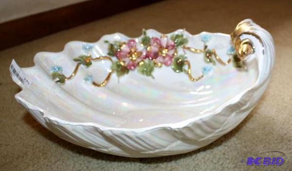 lot 171 image: Capodimonte porcelain dish Made in ...