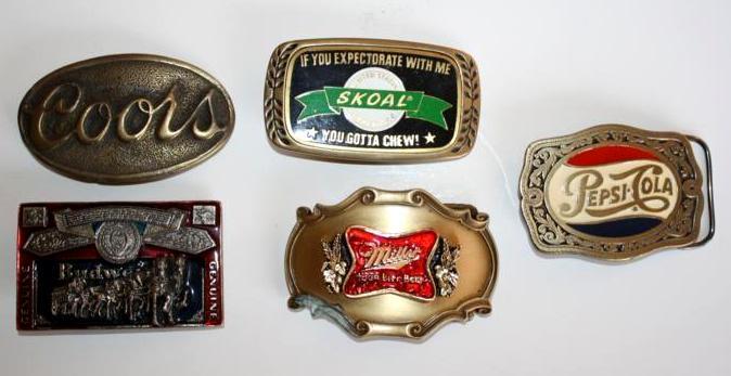 lot 187 image: Collectible Belt Buckles