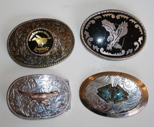 lot 189 image: Western Belt Buckles