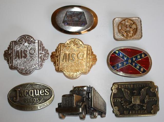 lot 193 image: Belt Buckle Collection