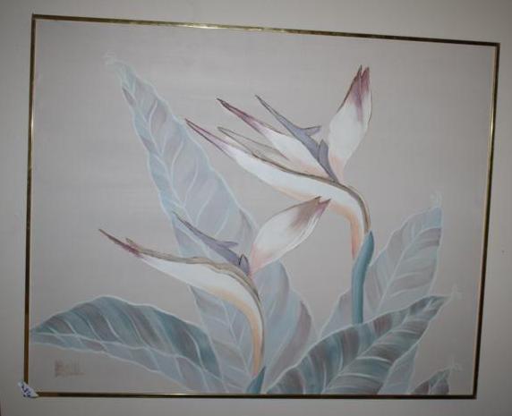 lot 286 image: Large oil painting signed unsure of...