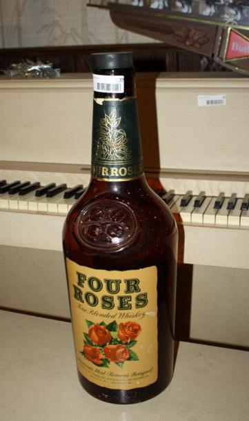 lot 77 image: Collector glass whiskey bottle - Fr...