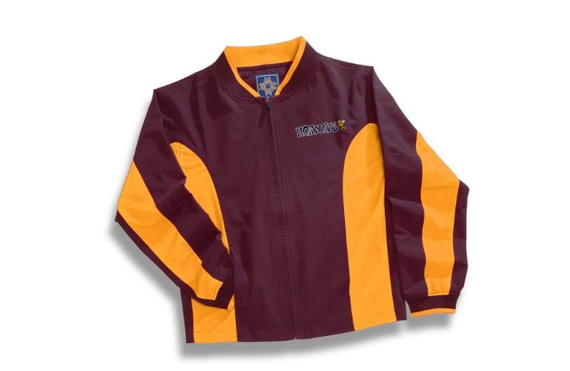 25 Womens MaroonGold Full Zipper ...