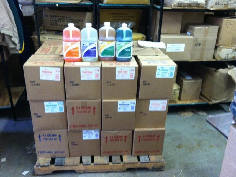 36 Cases of Orange Cleaner, Pine Cl...