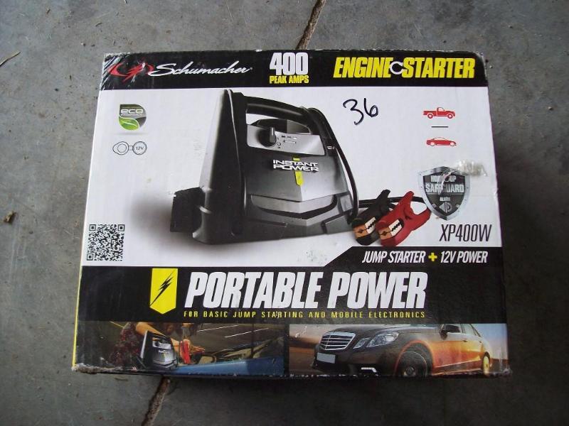 lot 36 image: Schumacker Engine Starter -Portable...