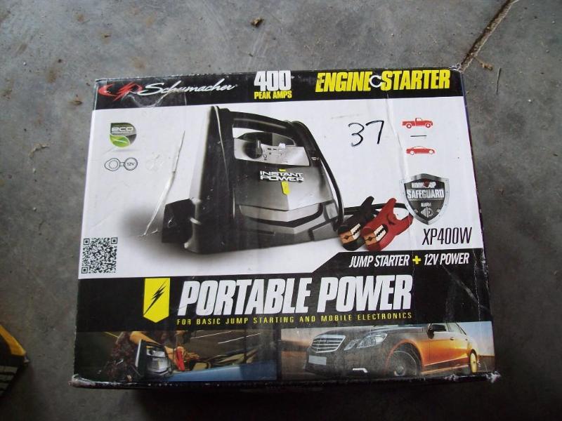 lot 37 image: Schumacker Engine Starter -Portable...